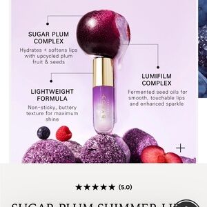 BNIB BYOCA Sugar Plum Lip Gloss - Purple